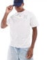 Jack & Jones oversized café back print t-shirt in white Hellweiß, XL - Chest 112cm - фото #2