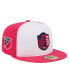 ფოტო #1 პროდუქტის Men's White, Red St. Louis City SC 2024 Kick Off Collection 59FIFTY Fitted Hat