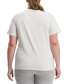 Plus Size Short Sleeve Logo Graphic T-Shirt