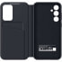 Фото #6 товара Чехол для смартфона Samsung Galaxy S23 FE с карманом на карту Smart View Wallet черный