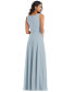 Women's Deep V-Neck Chiffon Maxi Dress