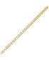 Men's Polished Mariner Link Chain Bracelet in 14k Gold