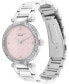 Women's Cary Silver-Tone Stainless Steel Bracelet Watch 34mm