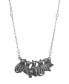 ფოტო #1 პროდუქტის Acrylic Imitation Pearl Chain Necklace with Multi Cat Necklace