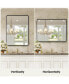 Фото #7 товара Bathroom Mirror Vanity Mirror For Wall, Aluminum Alloy Framed Wall Mirror Farmhouse, 40"×30"