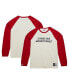 Фото #1 товара Men's Cream Distressed Carolina Hurricanes Legendary Slub Vintage-Like Raglan Long Sleeve T-shirt