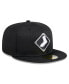 Фото #2 товара Men's Black Chicago White Sox 2024 Batting Practice 59FIFTY Fitted Hat