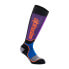 Crossstrümpfe Alpinestars Plus Socks Schwarz-Royalblau-Lila