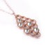 Designer bronze necklace Bee Rosegold