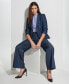 Фото #8 товара Women's Puff-Sleeve Single-Button Blazer