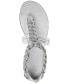 Фото #8 товара Women's Aurora Crystal Chain Flat Sandals