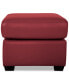 Orid Leather Ottoman, Created for Macy's