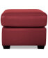 Фото #12 товара Orid Leather Ottoman, Created for Macy's