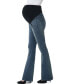 ფოტო #1 პროდუქტის Maternity Dixie Stretch Flare Leg Denim Jeans