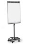 LEGAMASTER ECONOMY TRIANGLE mobile flipchart round base - Freestanding - 680 x 1050 mm - Portrait - Steel - Black - White - Plastic