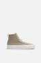 FABRIC HIGH-TOP TRAINERS