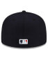 Фото #2 товара Men's Navy Minnesota Twins 2023 Authentic Collection Road 59FIFTY Fitted Hat