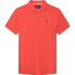 HACKETT Slim Fit Logo short sleeve polo Coral Peach, M - фото #2