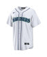 Men's George Kirby White Seattle Mariners Home Replica Jersey