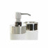 Фото #3 товара Набор для ванной DKD Home Decor Белый Серебристый Алюминиевый полистирол 6,6 x 6,6 x 16,2 см