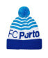 ფოტო #2 პროდუქტის Men's Blue FC Porto Olympia Cuffed Knit Hat with Pom