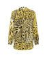 ფოტო #2 პროდუქტის Women's Draped Printed Shirt