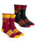 Фото #1 товара Men's and Women's Socks Washington Commanders Multi-Stripe 2-Pack Team Crew Sock Set