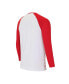 ფოტო #2 პროდუქტის Men's White, Red Kansas City Chiefs Tinsel Raglan Long Sleeve T-shirt and Pants Sleep Set