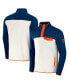 Men's NFL x Darius Rucker Collection by Navy, Cream Chicago Bears Micro Fleece Quarter-Snap Jacket