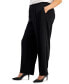 Фото #2 товара Plus Size Pull-On Wide-Leg Pants