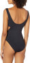 Фото #2 товара Volcom 249989 Women's Simply Seamless One Piece Swimsuit Black Size Medium