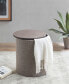 Фото #4 товара Marta 15" Round Fabric Upholstered Storage Round Ottoman