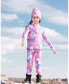 ფოტო #3 პროდუქტის Girl Two Piece Thermal Underwear Set Lavender With Unicorns In The Clouds Print - Toddler|Child