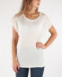 Diesel 241429 Womens Casual Short Sleeve T-shirt Solid Ivory Size Large
