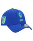Фото #1 товара Men's Blue Seattle Sounders FC 2024 Kick Off Collection 9FORTY A-Frame Adjustable Hat