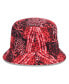 Men's Red Kansas City Chiefs Shibori Bucket Hat