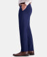 Фото #3 товара J.M. Men's 4-Way Stretch Straight Fit Flat Front Dress Pant