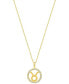 ფოტო #25 პროდუქტის Cubic Zirconia Zodiac Halo 18" Pendant Necklace in 18k Gold-Plated Sterling Silver, Created for Macy's