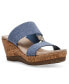 Фото #1 товара Women's Rikki Double Band Wedge Sandals