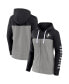 Women's Black, Gray Chicago White Sox Take The Field Colorblocked Hoodie Full-Zip Jacket