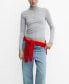 Фото #1 товара Женский свитер с молнией MANGO Women's Zip Knit Sweater