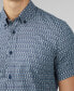 Фото #6 товара Men's Geo Spot Print Short Sleeve Shirt