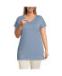 ფოტო #1 პროდუქტის Plus Size Lightweight Jersey Extra Long Tunic