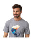 Фото #3 товара Men's Super Soft Graphic Crewneck T-Shirt