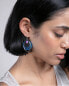 Steel hoop earrings 2in1 Chic 14150E01019