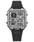 ფოტო #1 პროდუქტის Men's Star Wars Millennium Falcon Ana-Digi Gray-Tone Stainless Steel Bracelet Watch 33mm