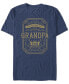 Фото #1 товара Men's Extra Special Grandpa Bar Label Short Sleeve T-shirt