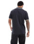 Barbour International Rider tipped polo shirt in dark navy темно-темно-синий, 3XL - 133 CM - фото #4