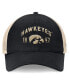 Фото #3 товара Men's Black Iowa Hawkeyes Heritage Waylon Trucker Adjustable Hat