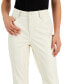 ფოტო #7 პროდუქტის Juniors' Glossy High Rise Faux-Leather Flare Jeans